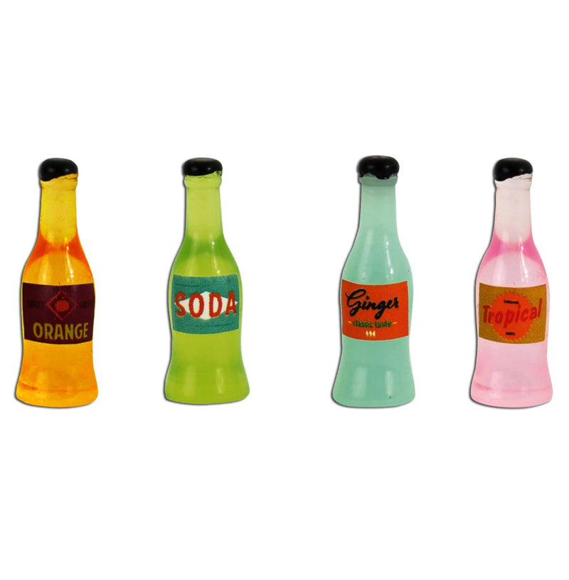 Het Muizenhuis - mini's - 4 frisdrank flessen