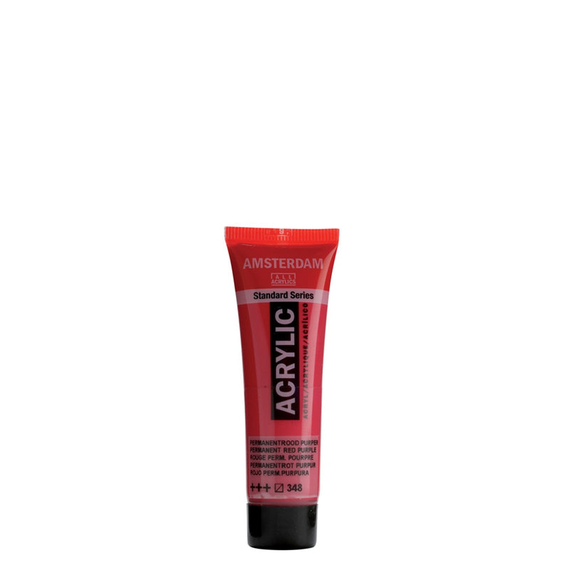 Amsterdam acrylverf - 20 ml - permanentrood purper 348