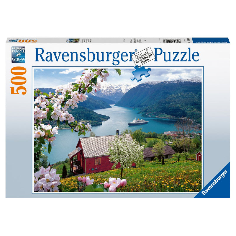 puzzel landschap - 500 stukjes