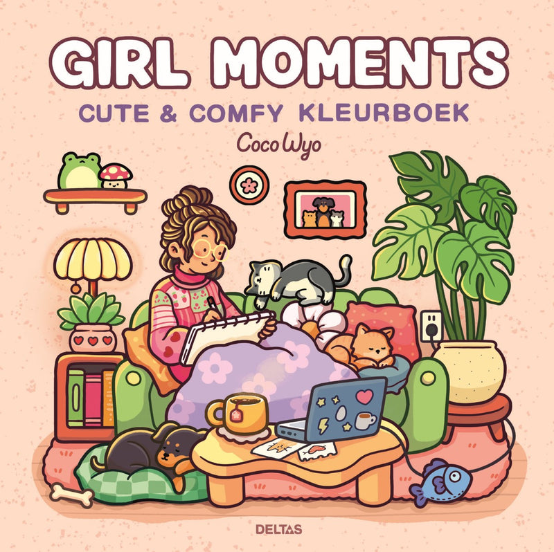 Kleurboek - Cute & Comfy - Cozy Moments