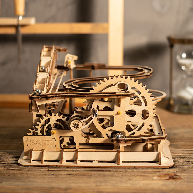 Robotime houten 3D puzzel - Marble Run Parkour