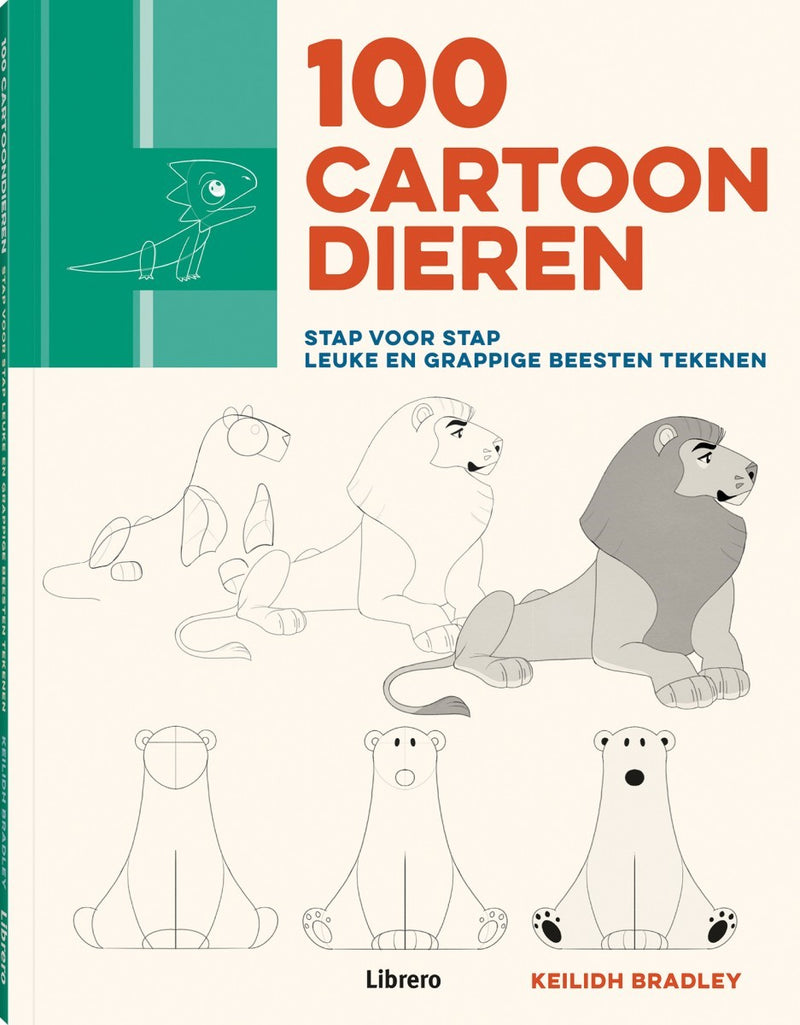 Boek - 100 cartoon dieren