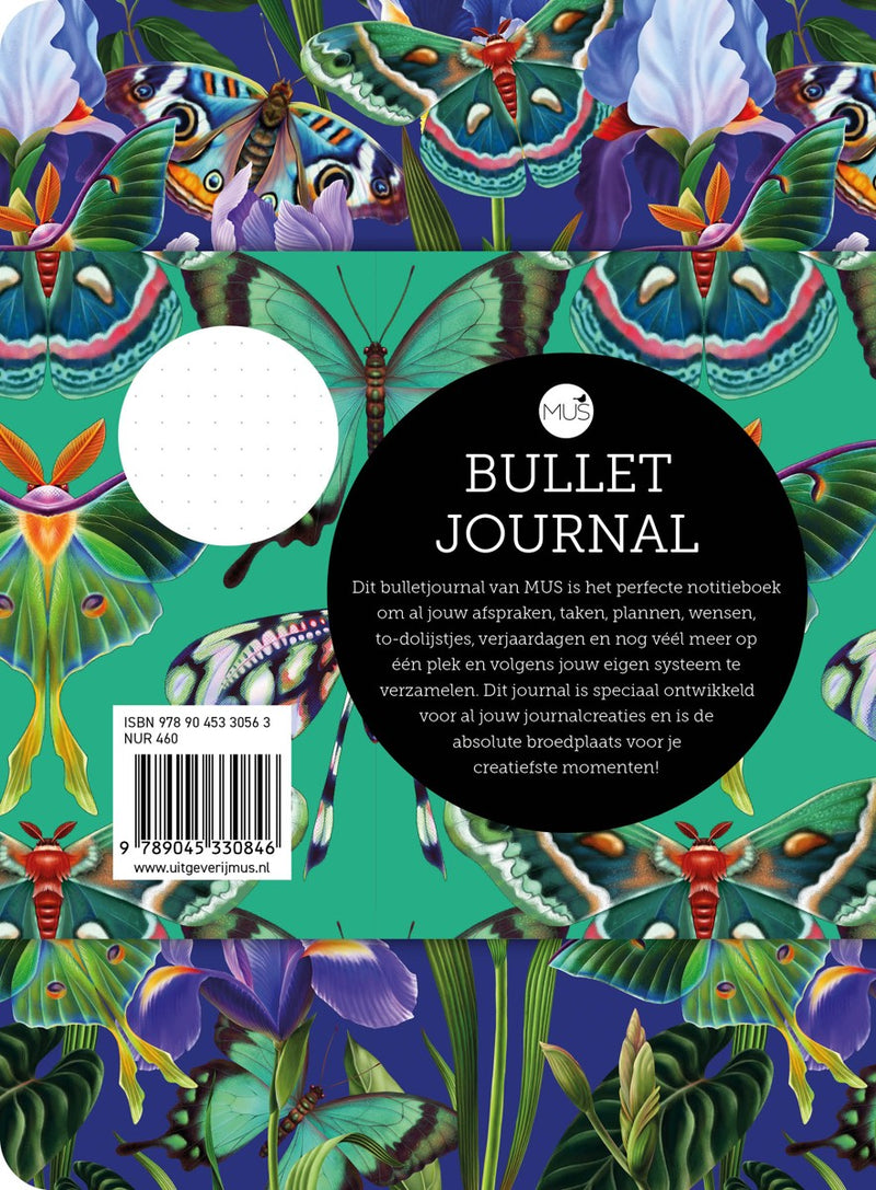 MUS bullet journal - vlinder