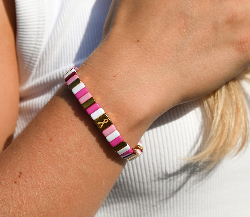 Pink Ribbon armband - 2026