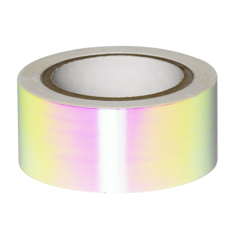 papertape 25 mm - 20 meter iriserend