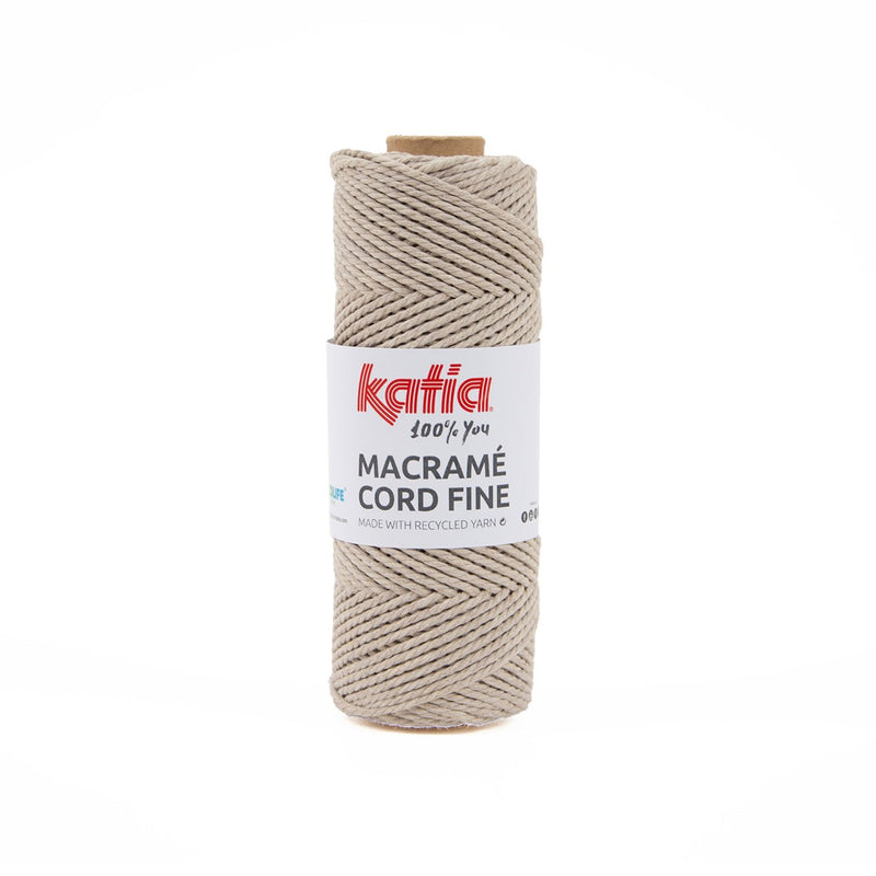 Katia Macramé Cord Fine - linnen 205