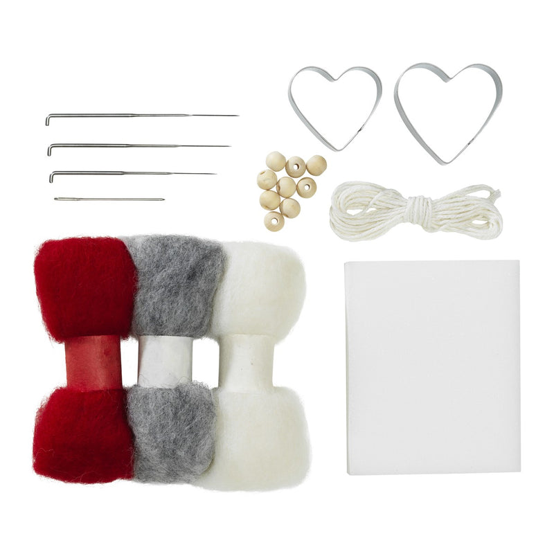 Panduro DIY kit - Needlefelted Heart