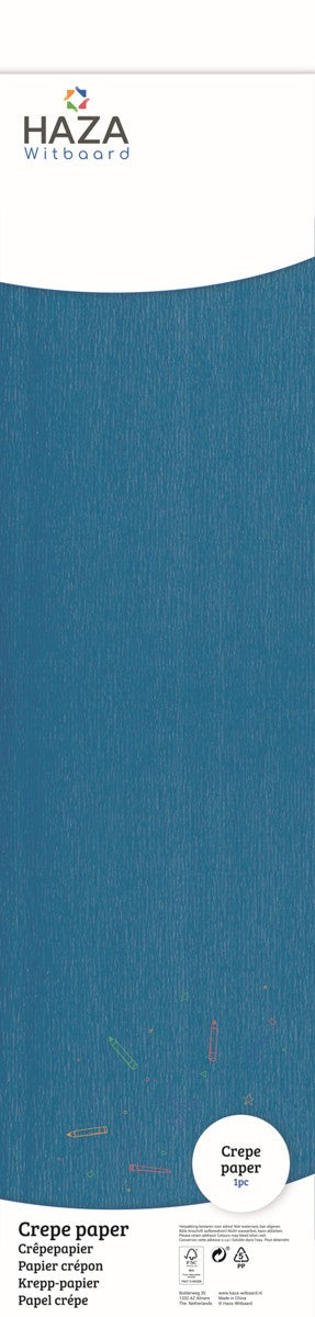 Crêpepapier - donkerblauw