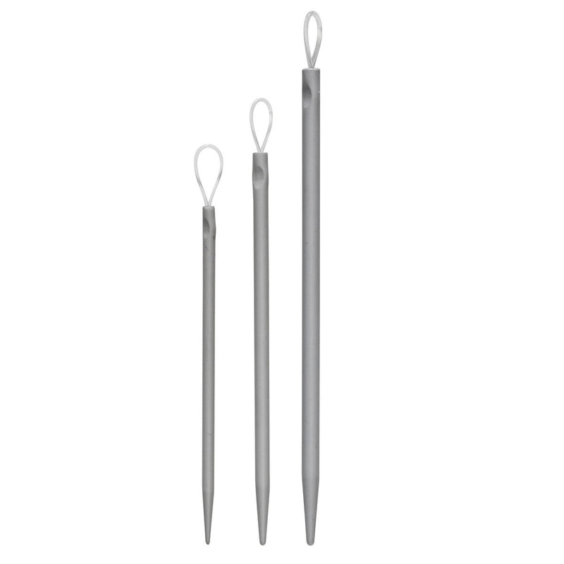 Wolnaalden met flexibel oog - 2 tot 3 mm