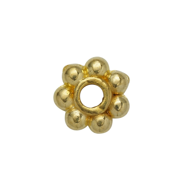 Spacers - 100 stuks - goudkleurige bloem
