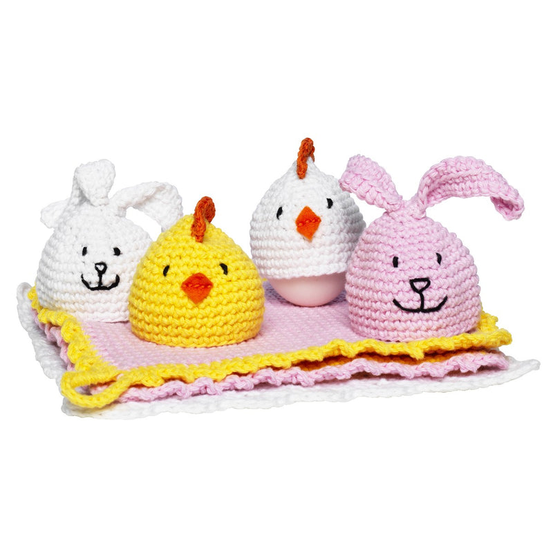 Panduro DIY kit - Cute Crochet Egg Cosies