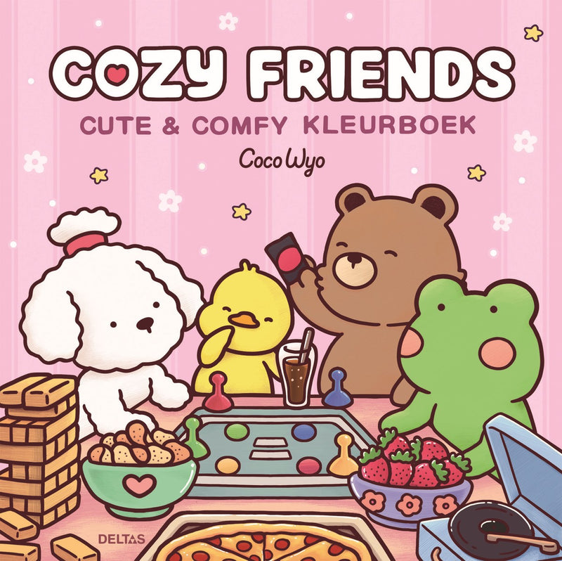 Kleurboek - Cute & Comfy - Cozy Friends