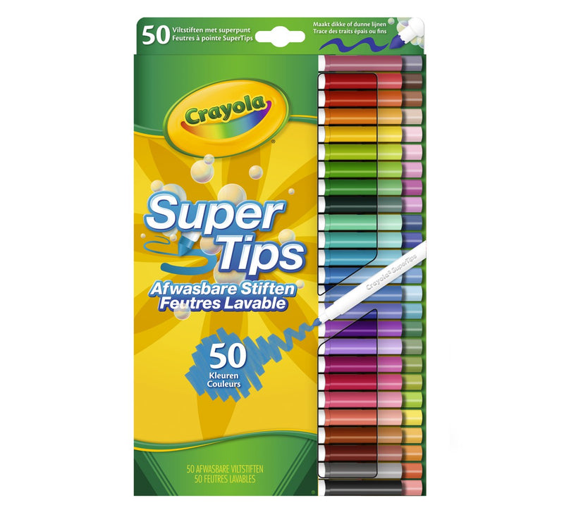 Crayola Supertips - 50 stuks
