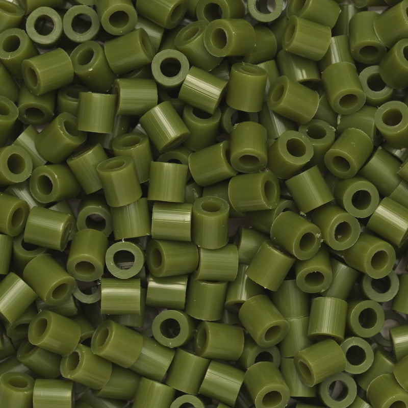 Panduro strijkkralen - 1000 stuks - 84 olive green