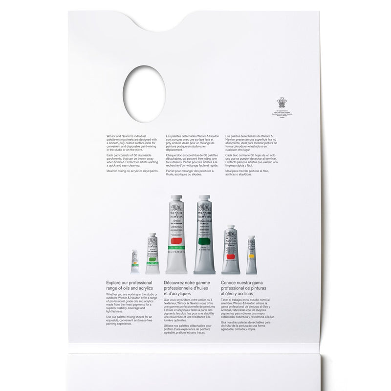Winsor & Newton afscheurpalet 50 vellen
