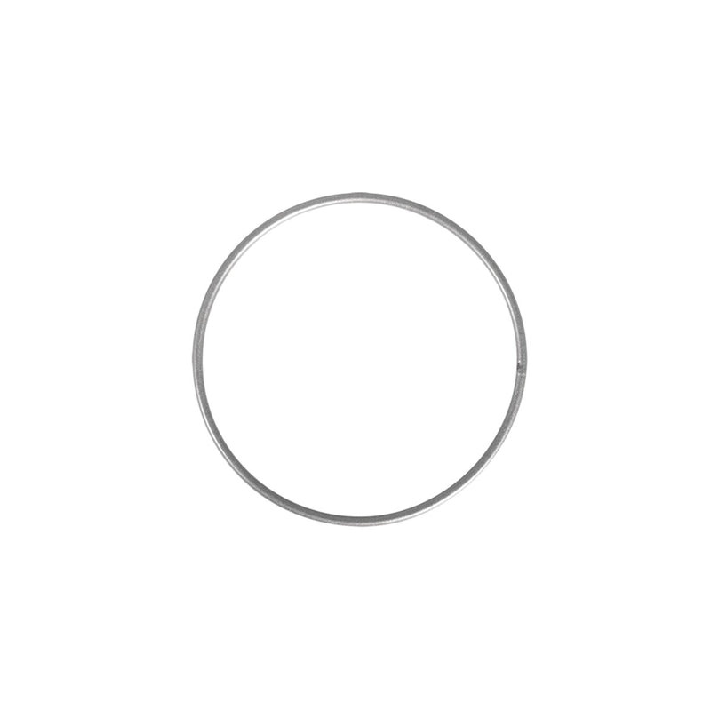 Metalen ring - 10 cm - zilverkleurig