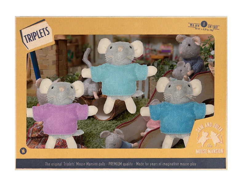 Het Muizenhuis - knuffeltjes de drieling