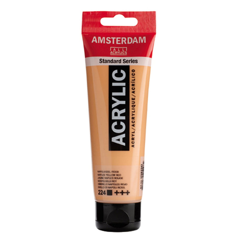 Amsterdam acrylverf - 120 ml - napelsgeel rood 224