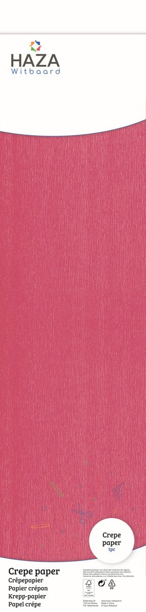 Crêpepapier - lichtroze