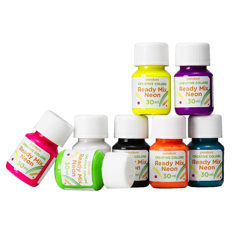 Ready mix Tempera 8 stuks- Neon