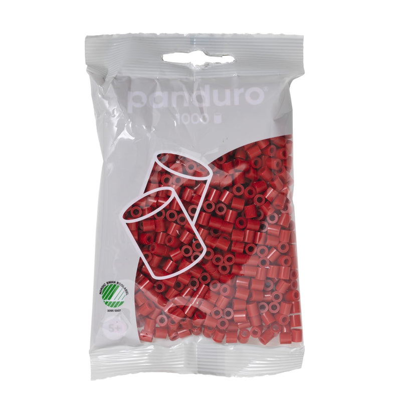 Panduro strijkkralen - 1000 stuks - 22 dark red