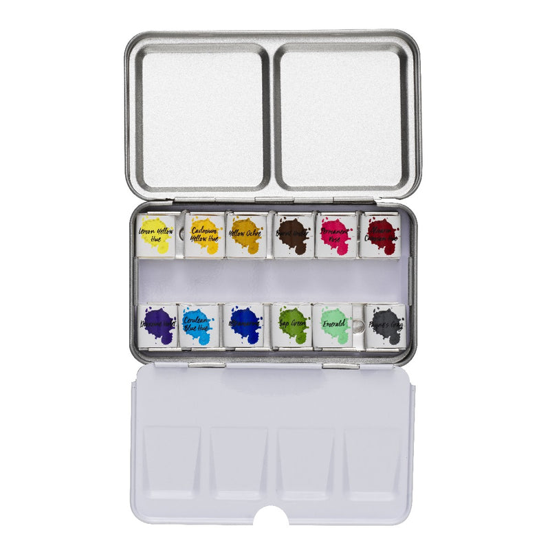 Panduro set aquarelverf - 12 kleuren - basic