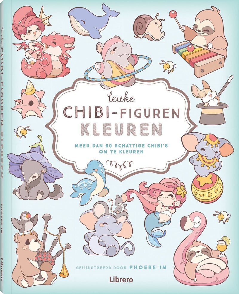 Boek - Leuke chibi-figuren kleuren