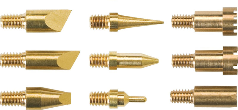 Pebaro houtbrandset - luxe houten kist - 9 opzetstukjes