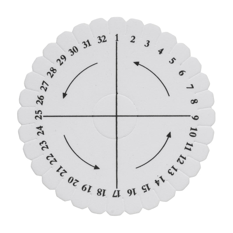 Kumihimo schijf - rond