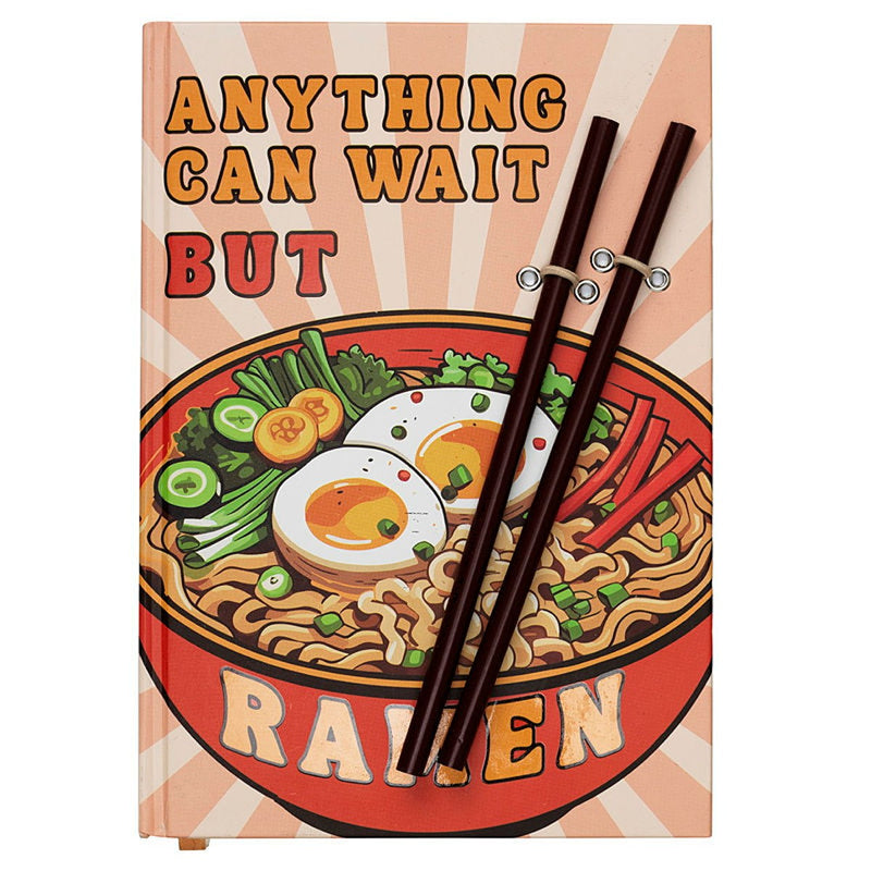 A5 notitieboekje - anything can wait but RAMEN