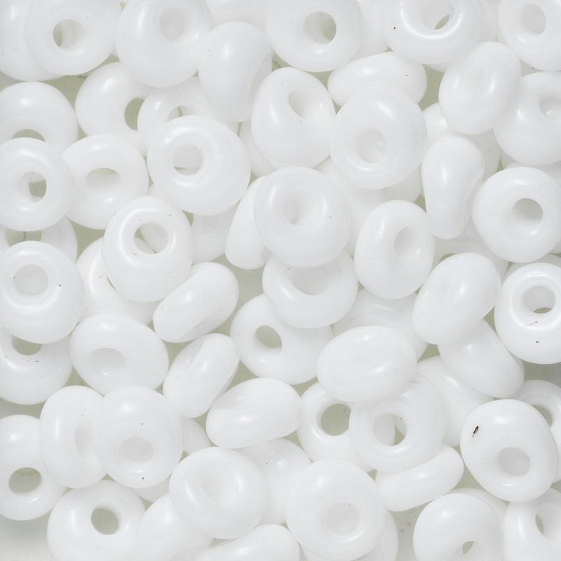 TOHO Magatama kralen - 4 mm - #41 wit glans