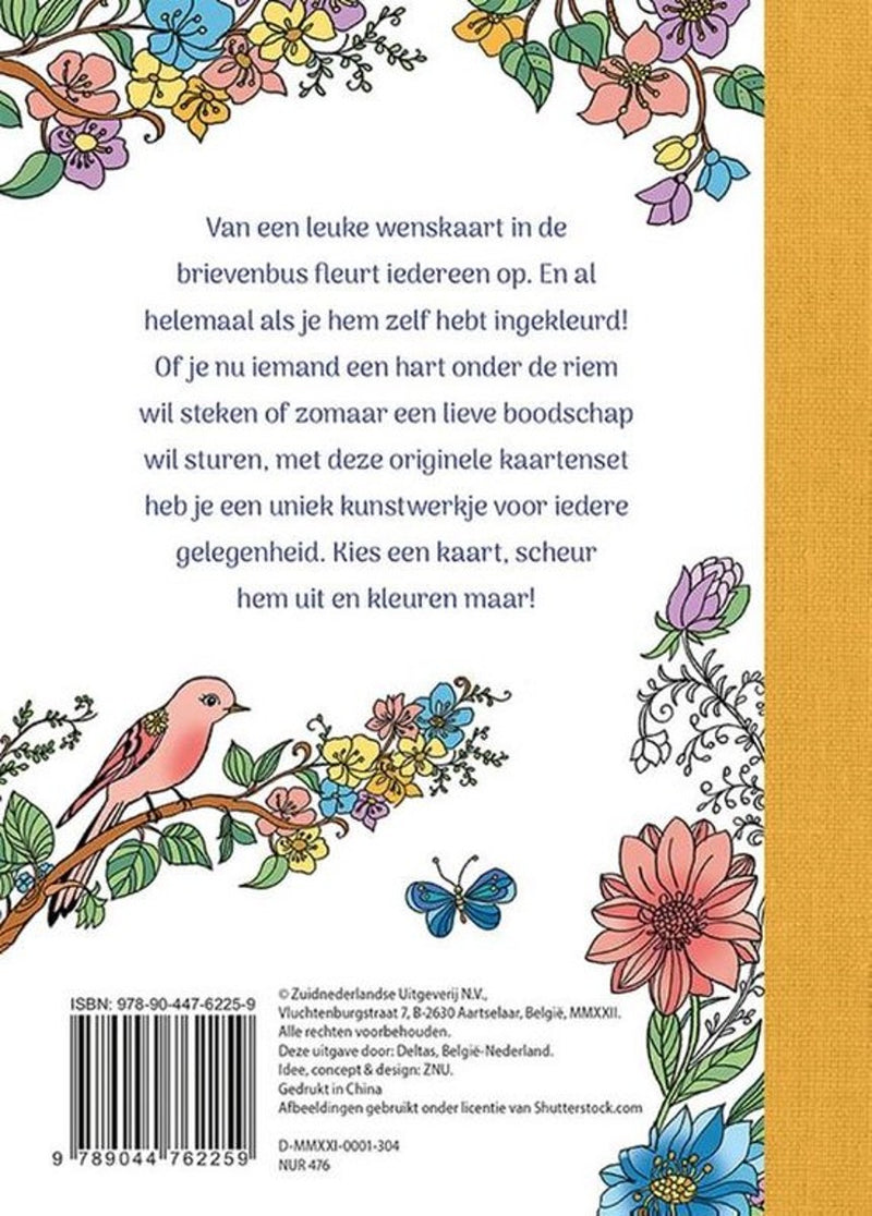 Kleurboek - Wenskaarten - Feel good