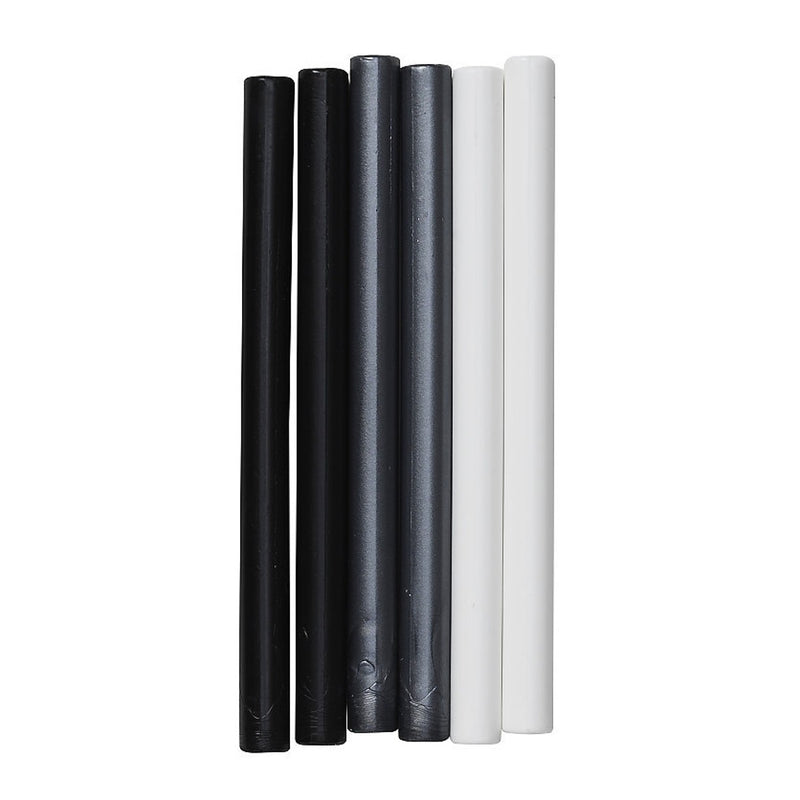lakzegel sticks 6 stuks - zwart