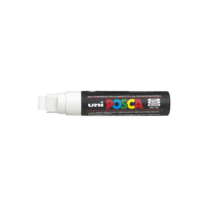 POSCA acrylmarker - blokpunt PC-17K - 15 mm - wit