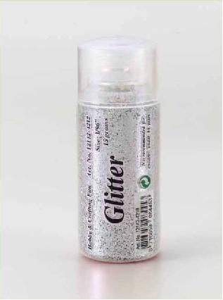 Glitters - 15 gram - zilver