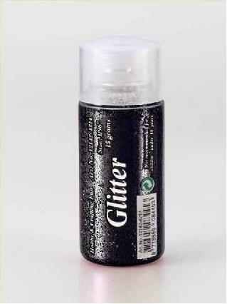 Glitters - 15 gram - zwart