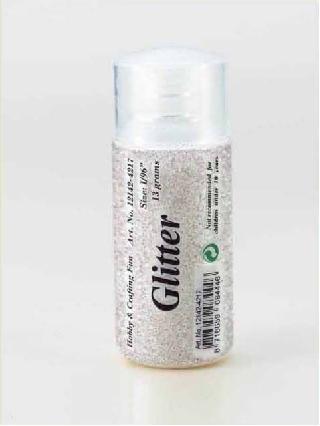Glitters - 15 gram - wit