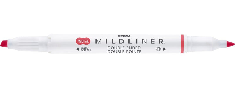 Zebra Mildliner - highlighter - rood