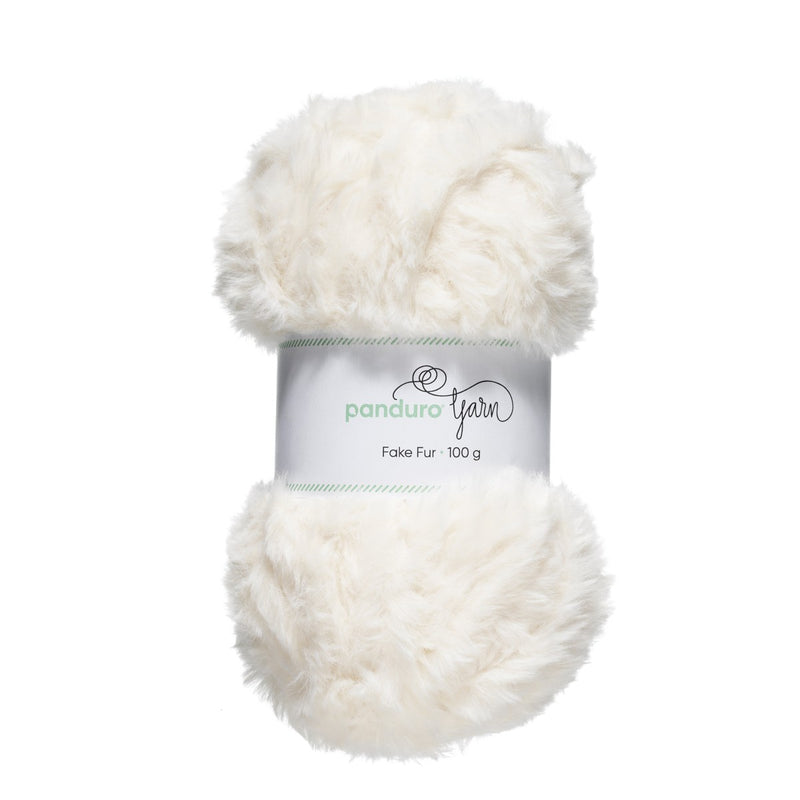 Panduro garen Fake Fur - wit