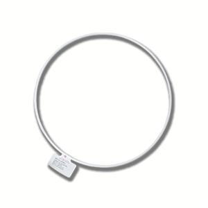 Metalen ring - 15 cm - wit
