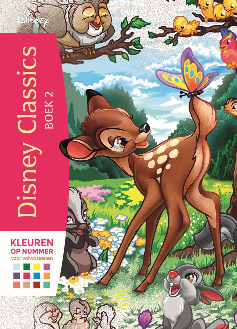 Kleurboek - Kleuren op nummer voor volwassenen - Disney Classics 2