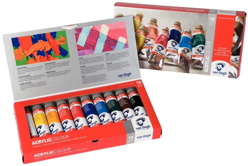 van Gogh acrylverf basisset - 10x40 ml