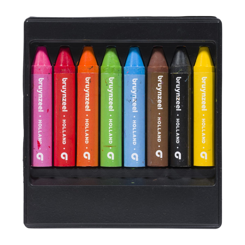 Bruynzeel Kids - waskrijtjes - 8 stuks