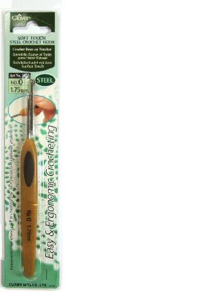 Clover haaknaald - ergonomisch - staal - 1,75 mm
