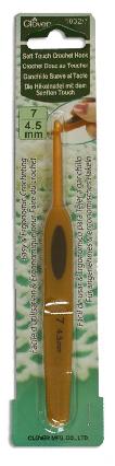 Clover haaknaald - ergonomisch - staal - 4,5 mm