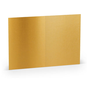 Kaarten - A6 - 5 stuks - goud