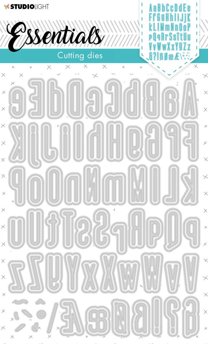 cuttingdie alphabet tall - nr.390