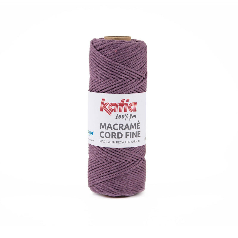 Katia Macramé Cord Fine - mauve 212