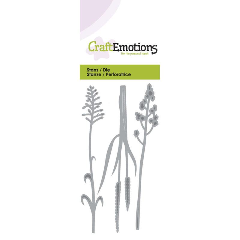 Snij- en embossingmal bloeiend gras