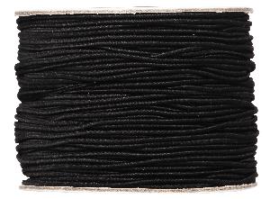 Elastisch band - 1 mm - 50 meter - zwart